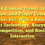 Detailed Gaming Trends, Industry Evolution, and Player Community Insights 662: With a Balanced Look at Technology, Storytelling, Competition, and Social Interaction